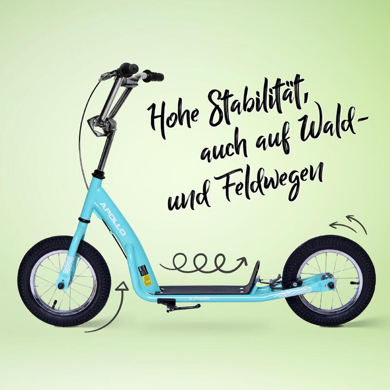 Retro Scooter Paradise Roller mit Luftreifen 12,5 Zoll