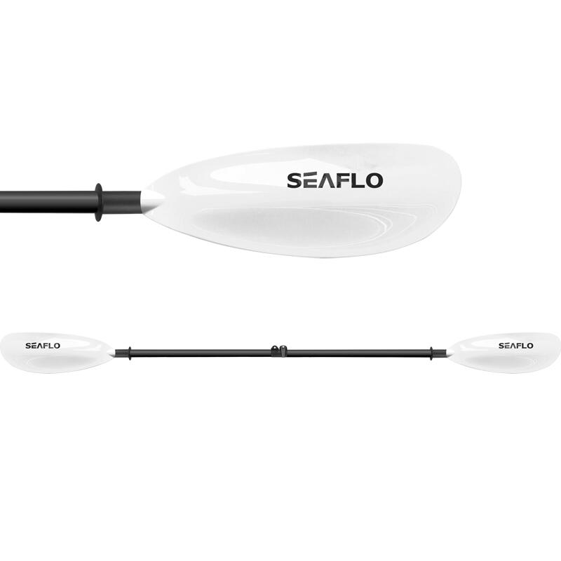 SEAFLO Seaflo Doppelpaddel aus Carbon, sehr leicht, 220-230cm verstellbar, Kajakpaddel,