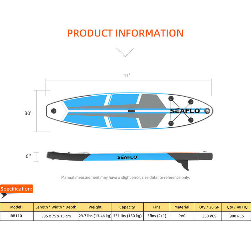 Seaflo aufblasbares SUP Set 11N