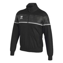 Sweatshirt Errea Diana Trainingsjack Jr 07780 Zwart Mieren Wit Kind