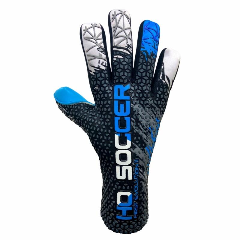 Guanti da portiere Ho Soccer First Evolution NG Mark Blu per adulti