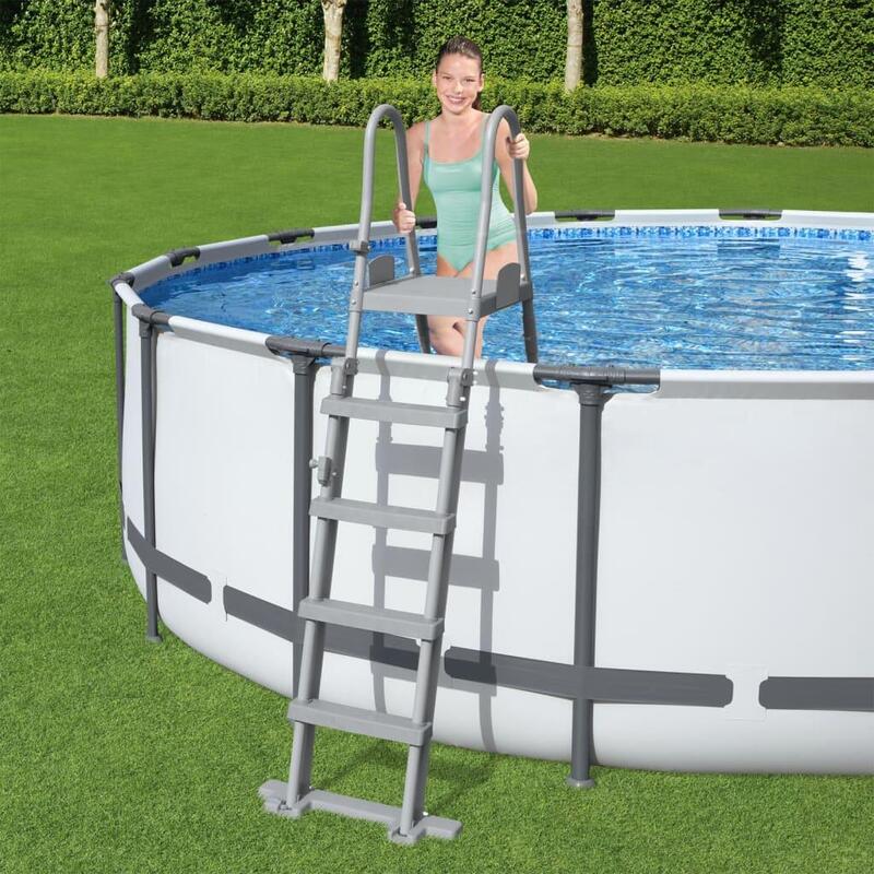Escada para piscinas Flowclear com 4 degraus 132 cm