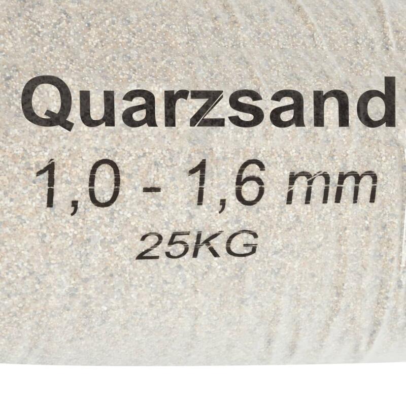 Areia para filtro 25 kg 1,0-1,6 mm