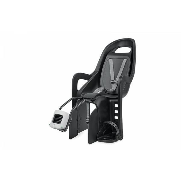 Polisport - Siège Enfant Arrière Groovy Maxi - Avec Fixation Sur Cadre (ff) - Siège Vélo Enfant - Gris|noir - Taille Unique - Decathlon