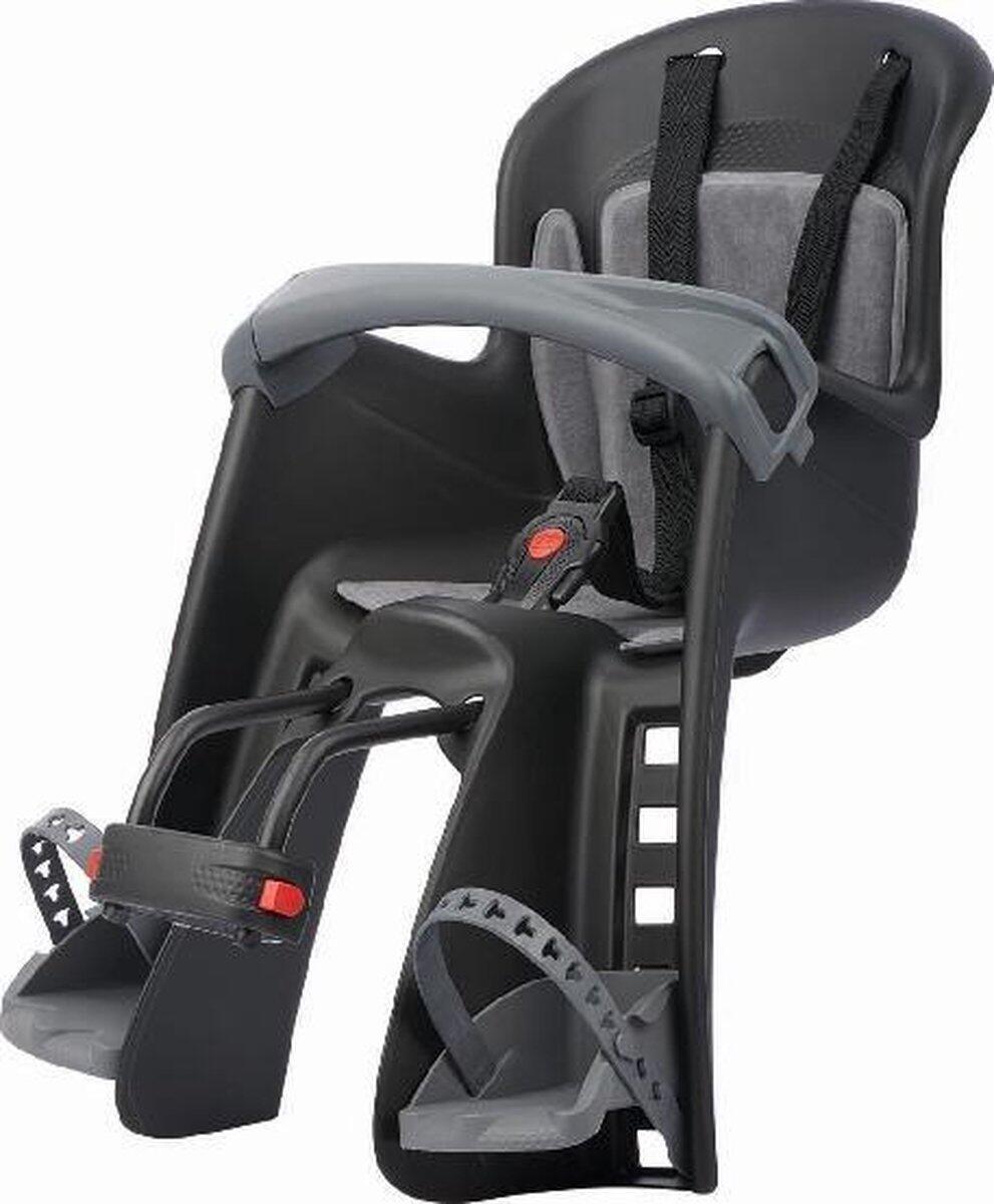 POLISPORT Kinderzitje Voor Bilby Junior - Zwart / Grijs