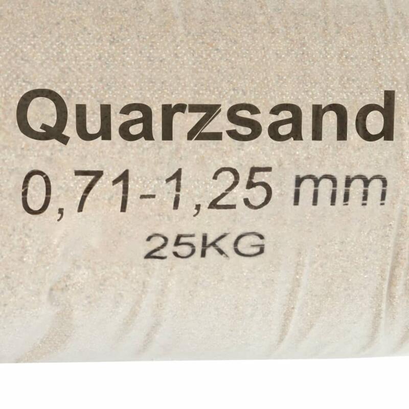 Areia para filtro 25 kg 0,71-1,25 mm