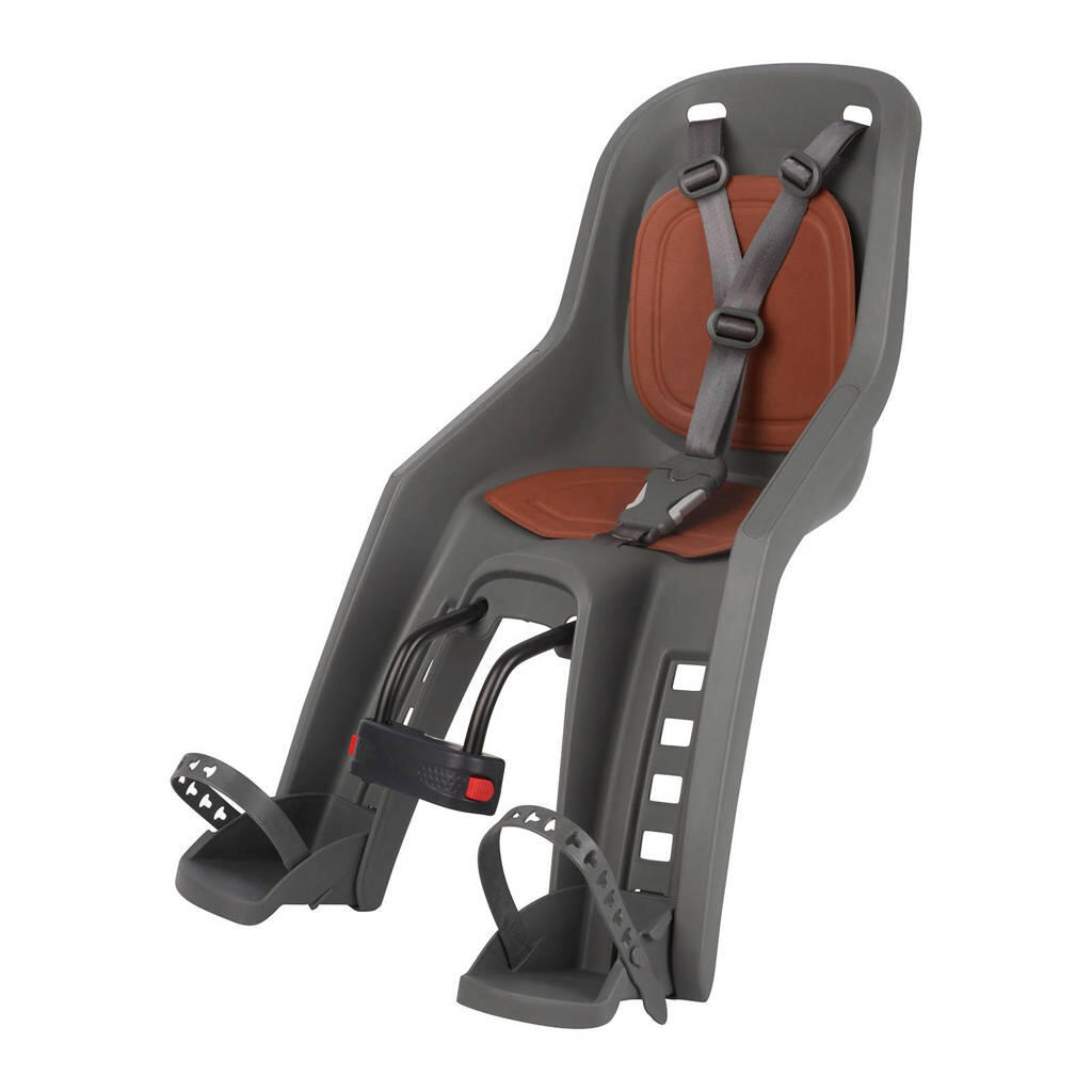 Polisport - Siège Enfant Avant Bubbly Mini+ - Gris/marron - Siège Vélo Enfant - Gris|marron - Taille Unique - Decathlon