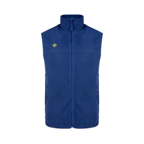 Gilet da uomo in pile termico PADRU M VEST con collo alto e tasche con zip