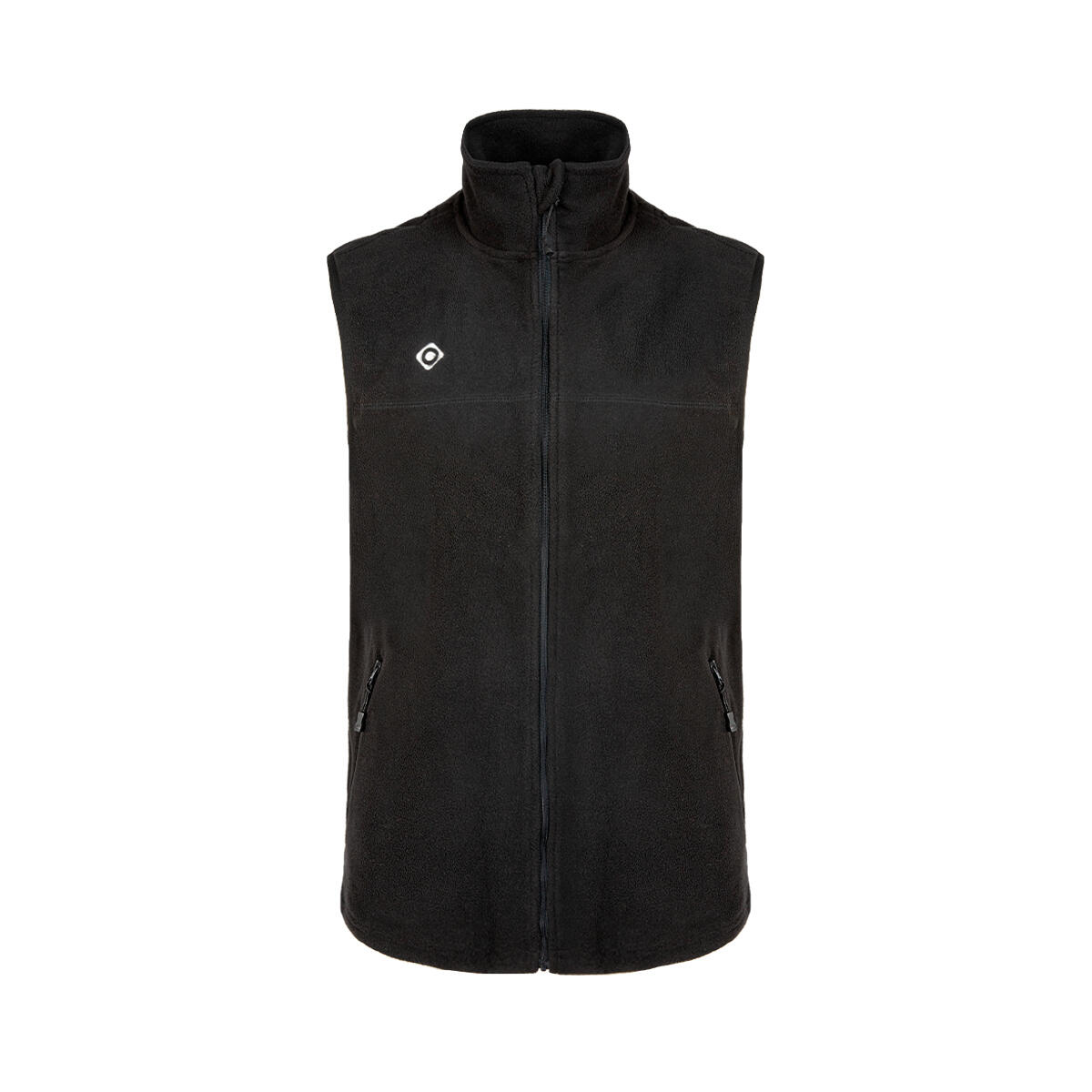Izas - Izas Gilet Polaire Thermique Padru M Vest Pour Homme Avec Col Montant Et Poches - Polaire - Noir - 42 M/l - Decathlon