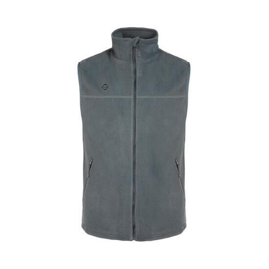 Gilet da uomo in pile termico PADRU M VEST con collo alto e tasche con zip