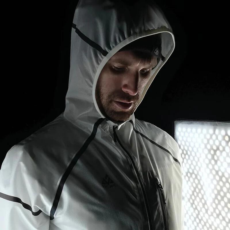 VESTE PHOSPHORESCENTE COUPE VENT FIREFLY 5K 3K RUNNING TRAIL NOCTURNE VERJARI Decathlon