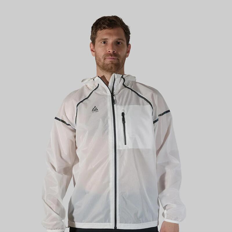 VESTE PHOSPHORESCENTE - COUPE VENT - FIREFLY 5K 3K - RUNNING TRAIL - NOCTURNE