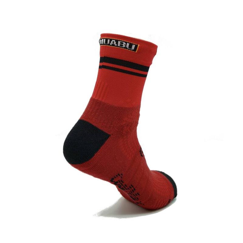 CALCETINES KAMUABU TRAIL 15CM COMO UNA CABRA ROJO
