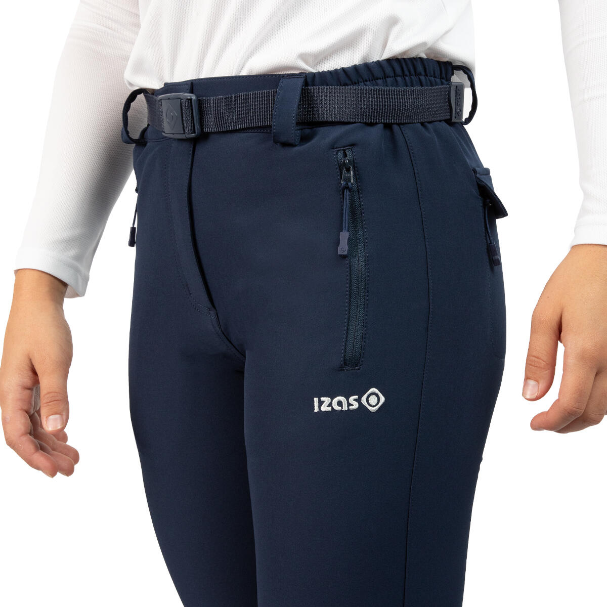 Izas LATRE W Pantalon de randonnée et de trekking slim pour femme, modèle slim 5/5