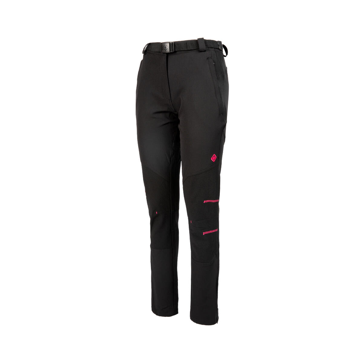 Izas - Pantalon D'Extérieur Pour Femmes Aletch W - Extensible, Respirant Et Résistant - Pantalons - Noir|rose - 48 Xl - Decathlon