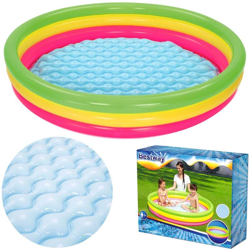 Piscina Hinchable Autoportante Infantil Bestway 152x30 cm Diseño Play Summer Ráp