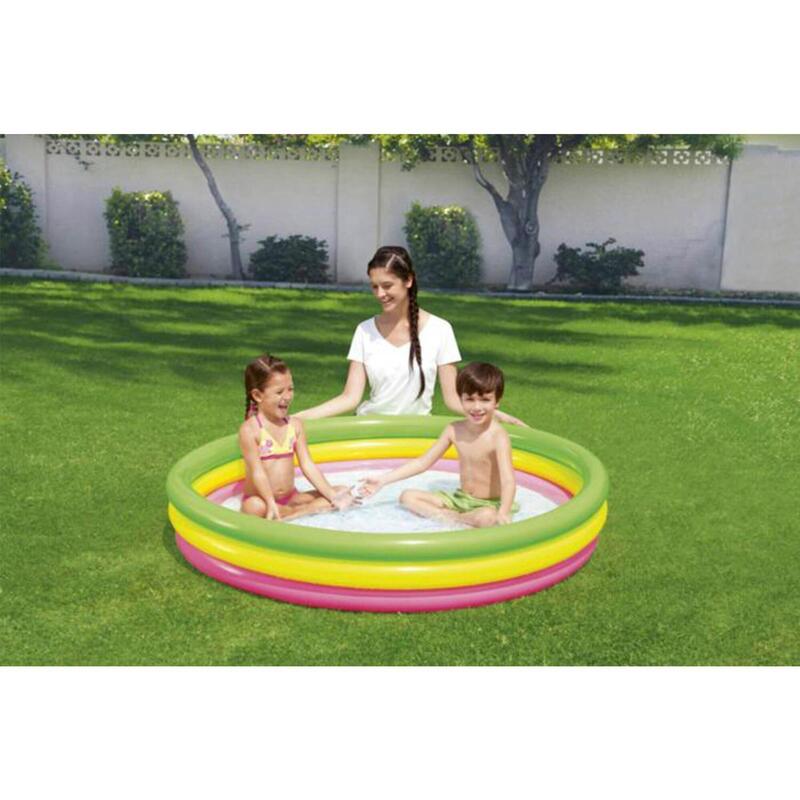 Piscina Hinchable Autoportante Infantil Bestway 152x30 cm Diseño Play Summer Ráp