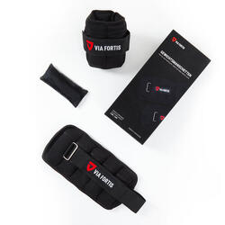 Manchettes de Poids Réglables pour Jambes et Bras - 5 Sacs de Poids Inclus