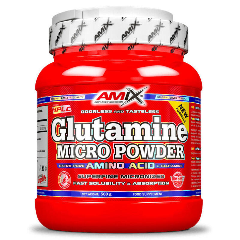 Glutamine micro powder - 500g de Amix Nutrition Exclusivo Online      40,70€  Preço por quantidade 81,41€kg AMIX Glutamine micro powder - 500g de Amix NutritionVendido e expedido por: FitnessZone    