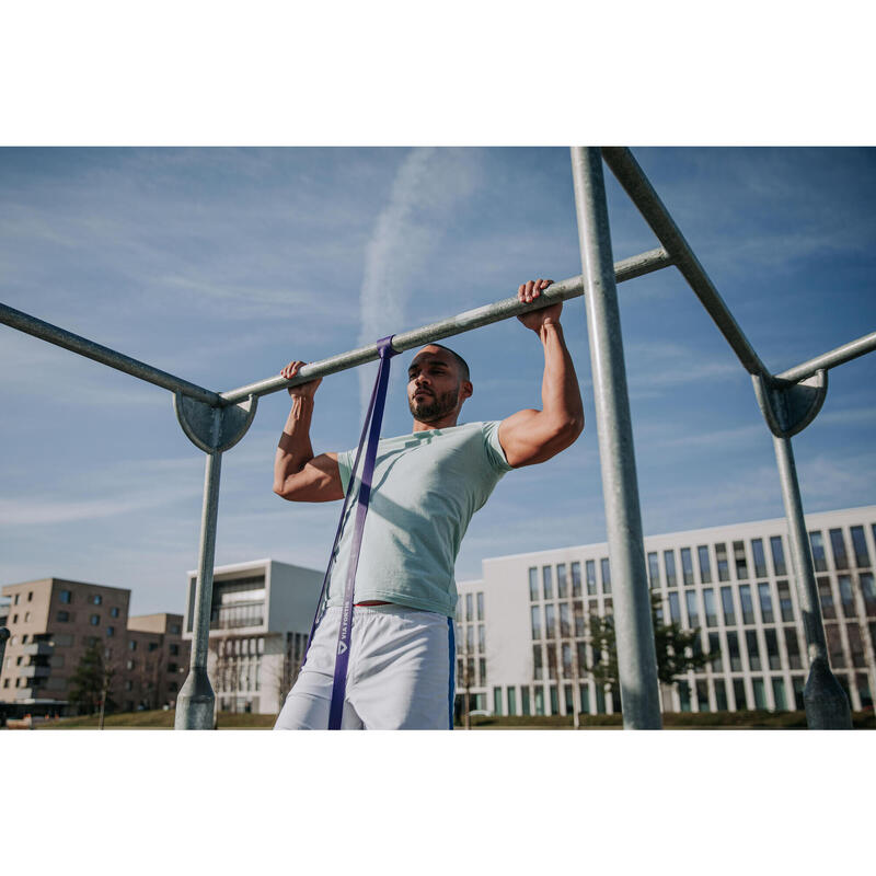 Bande Élastique avec guide d'exercices pour Fitness, Gym, Étirements