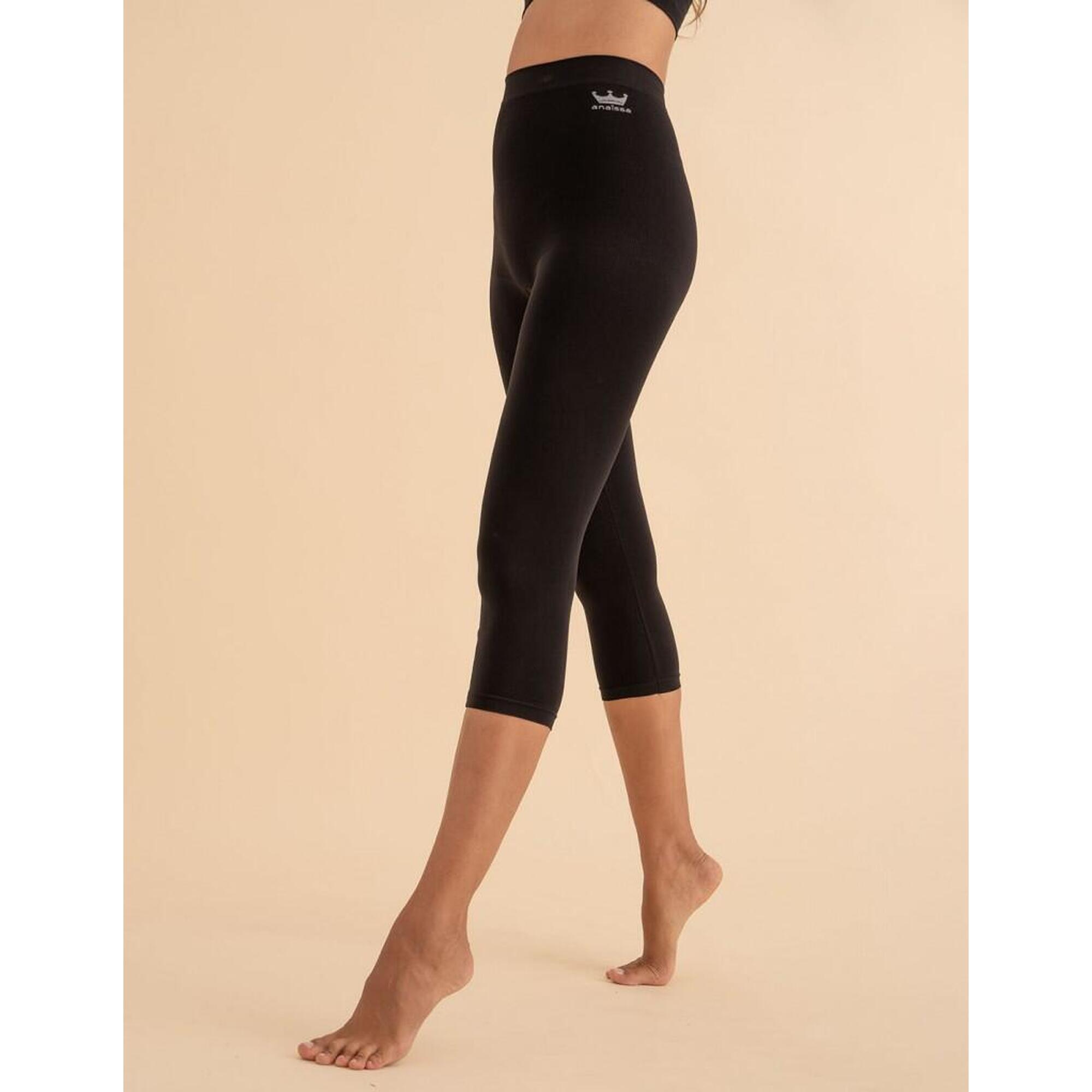 Anaissa - Legging Femme Fitness Sans Coutures Fibre Emana Taille Haute Nova - Legging - Noir - 48 Xl - Decathlon