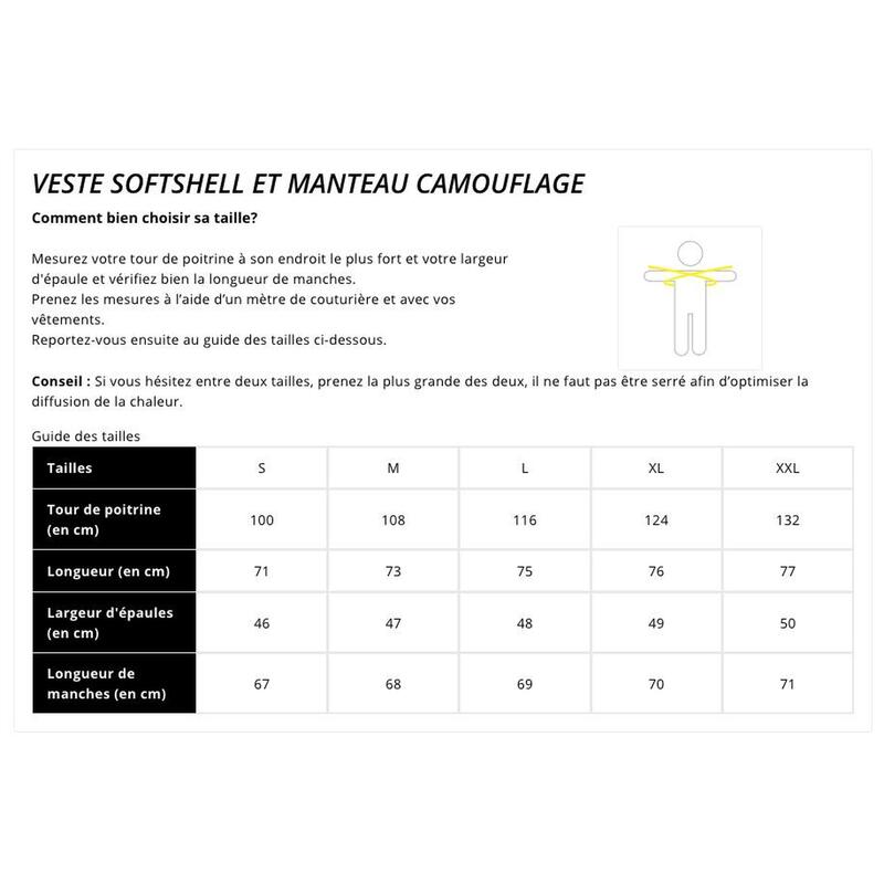 Veste softshell chauffante Adulte