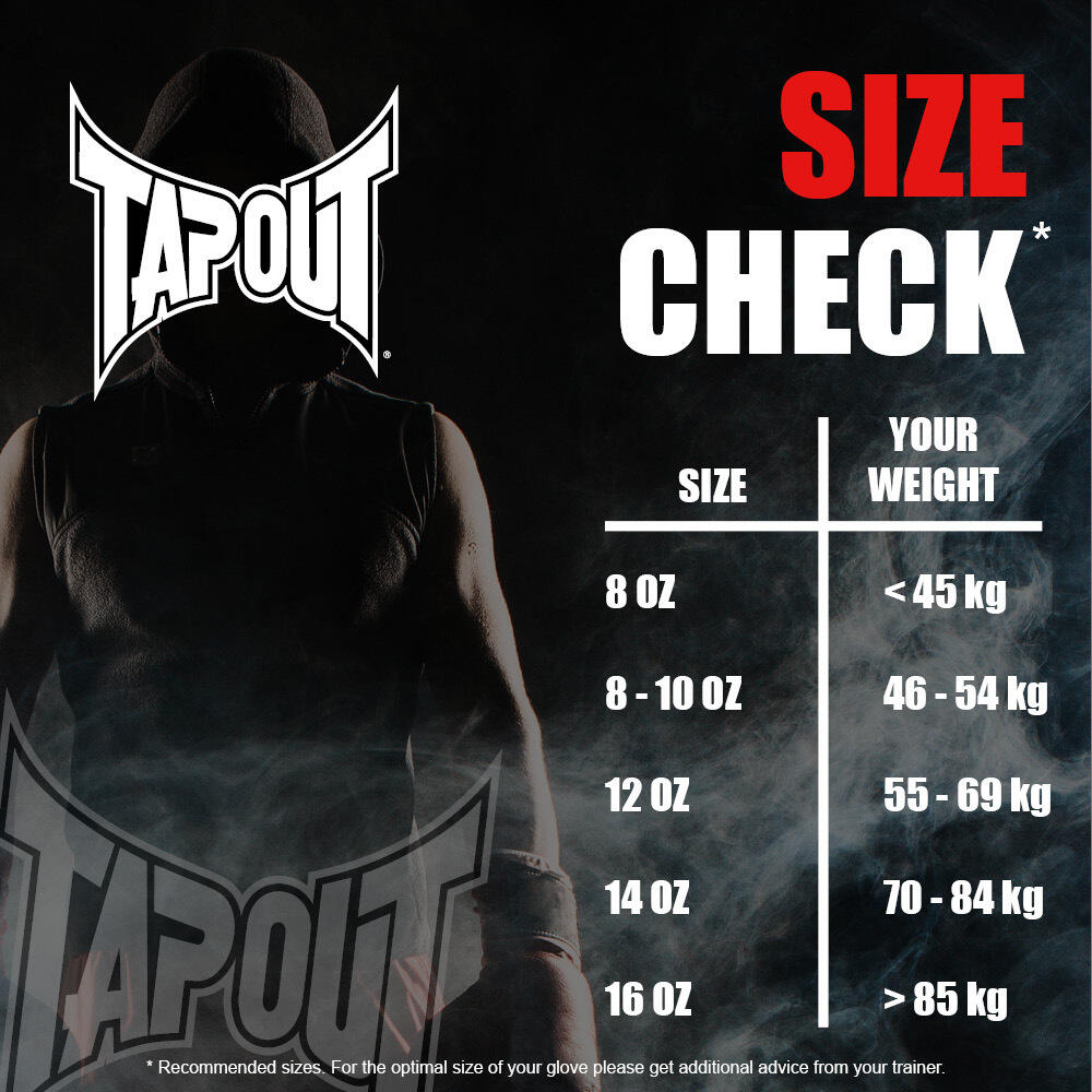 Guanti da boxe in pelle artificiale Tapout Ragtown 6/6