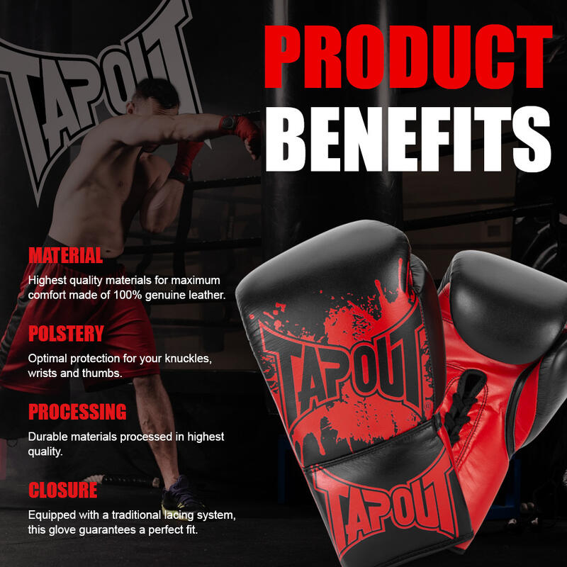 TAPOUT Boxhandschuhe aus Leder (1 Paar) ANGELUS