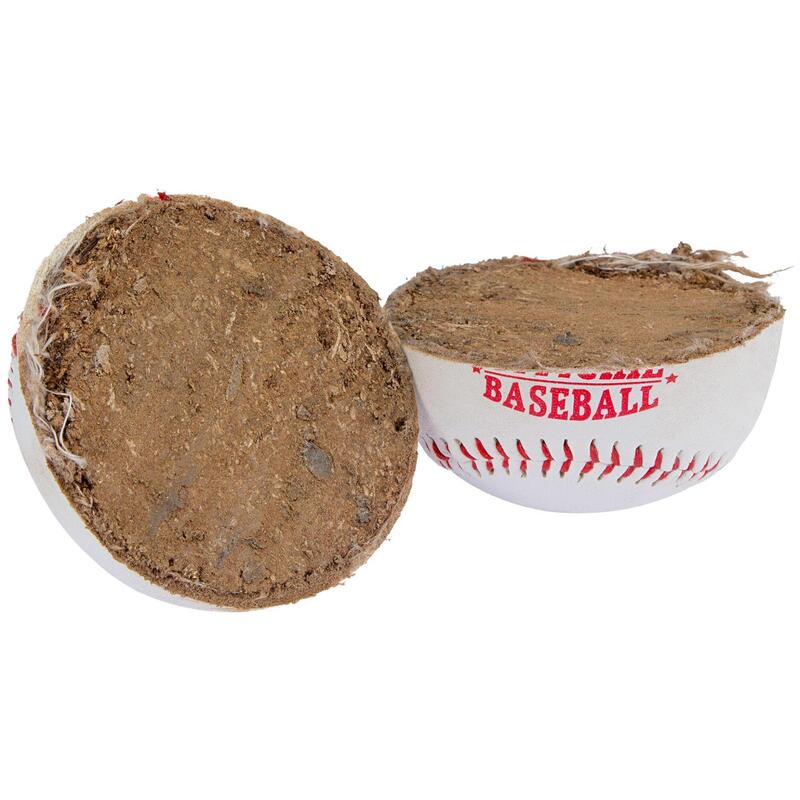 Minge Baseball Abbey, alb/rosu, diam. 7 cm