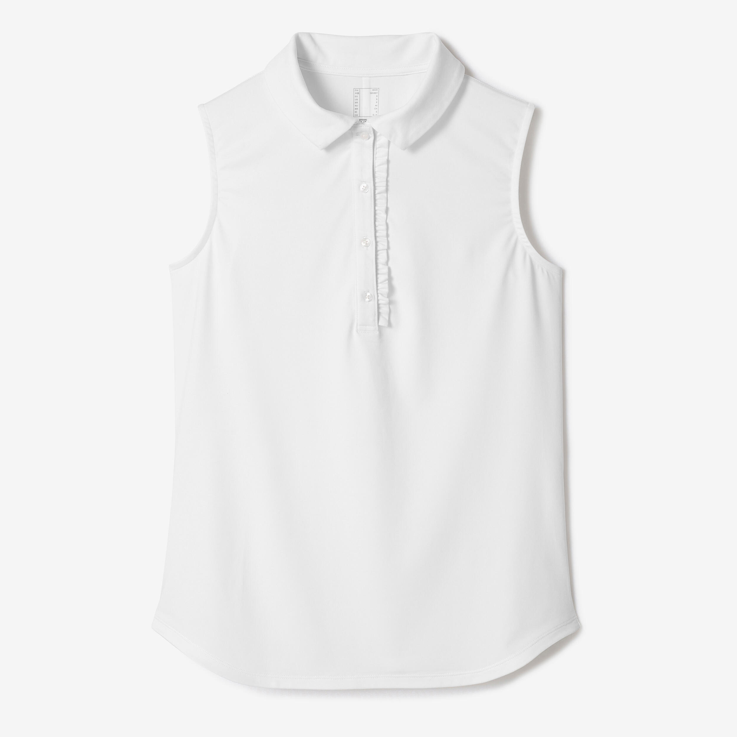 INESIS Refurbished Womens sleeveless golf polo shirt - WW500 - B Grade