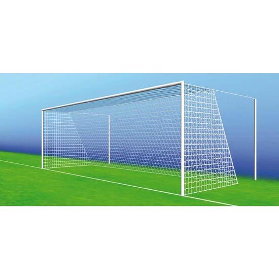 2er-Set Porf 7-a-side Fußballtornetze - 4mm Maschenweite 120mm, Farbe: grün