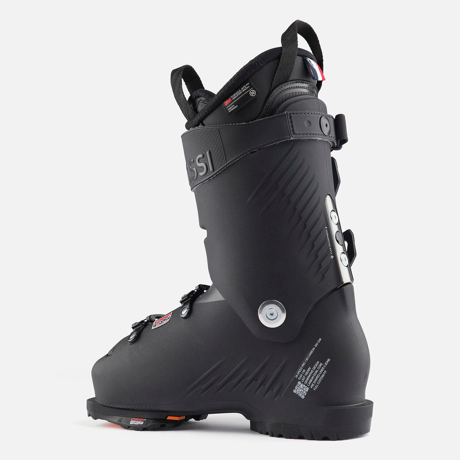 Chaussures De Ski Hi-speed Elite130 Carbon Lv Gripwalk Black Homme 2/5