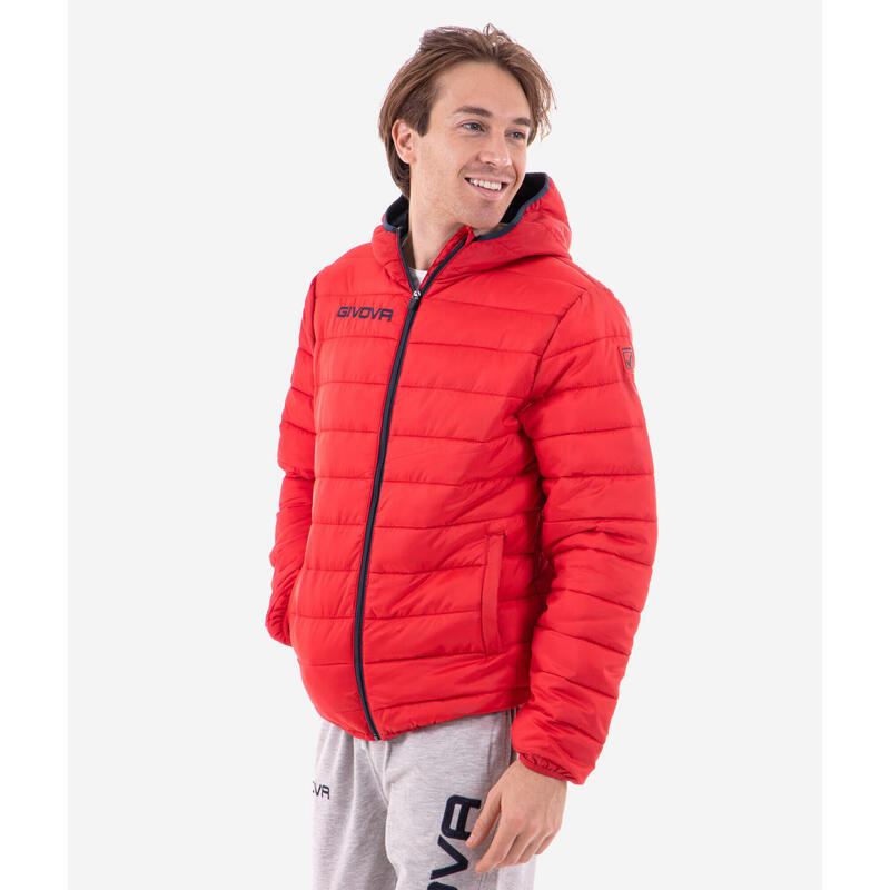 Giubbini uomo givova rosso/blu