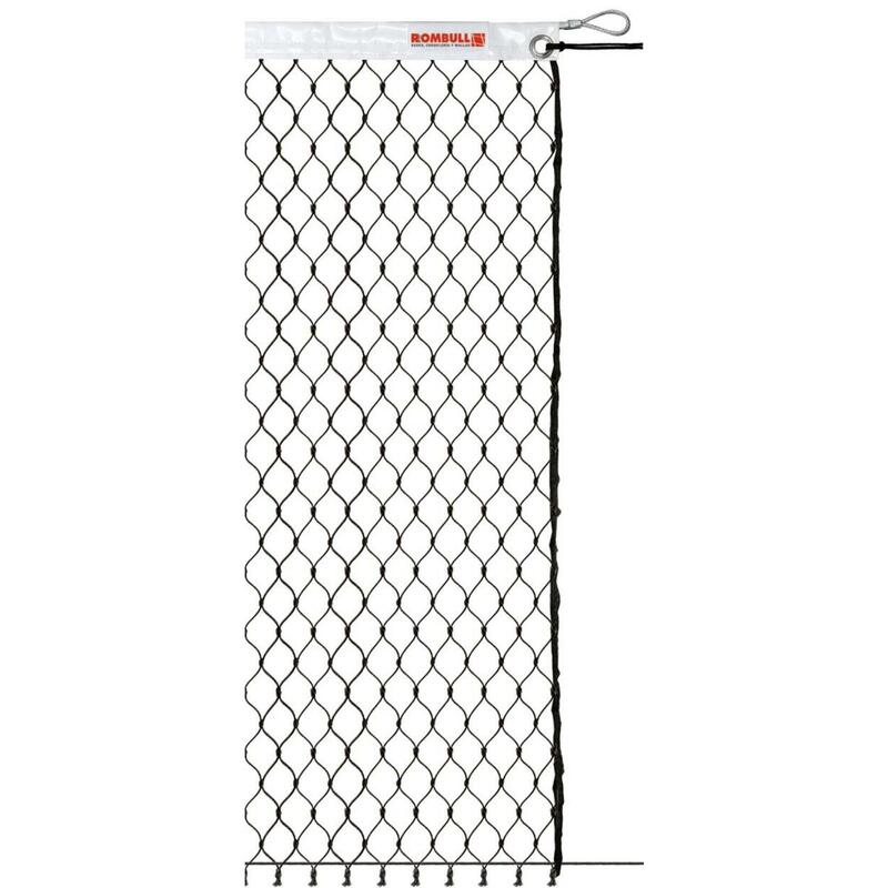 Rede básica de ténis com fita de PVC Cor: PRETO