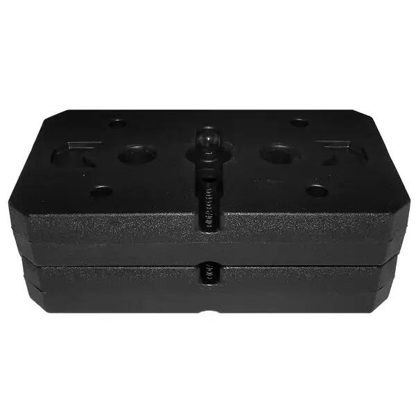 CHRISTOPEIT 2x5.6kg Weight Plates compatible with SP 2000 / SP 20 XL black