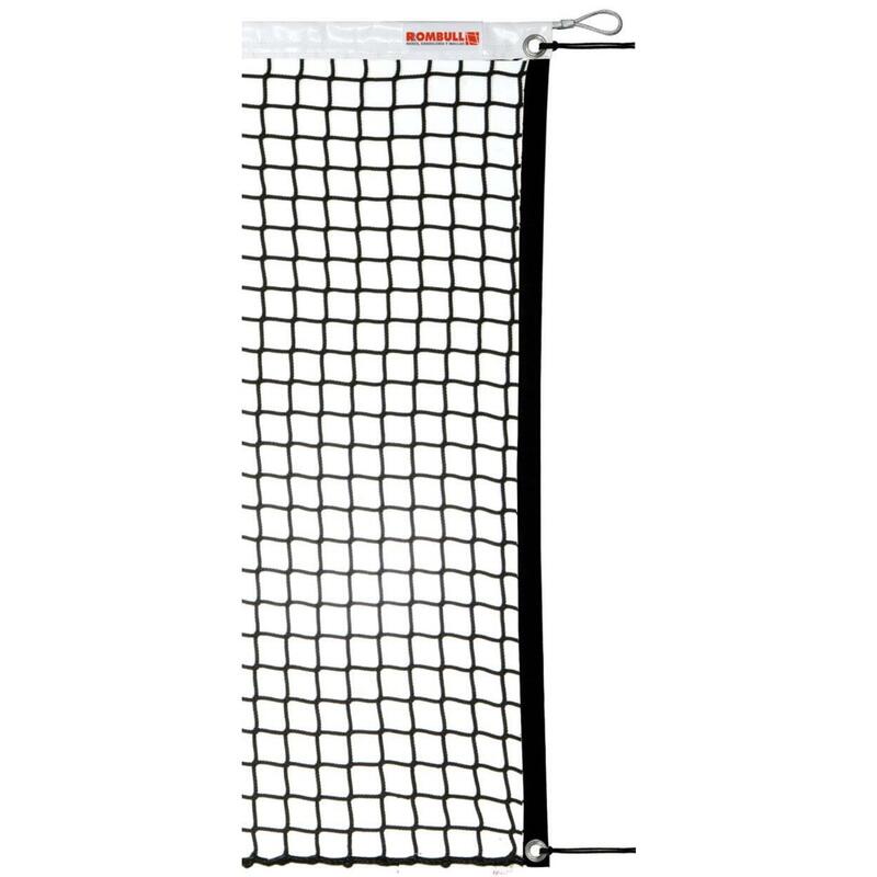 Master Tennisnetz mit Oberband Polyester, Farbe: schwarz