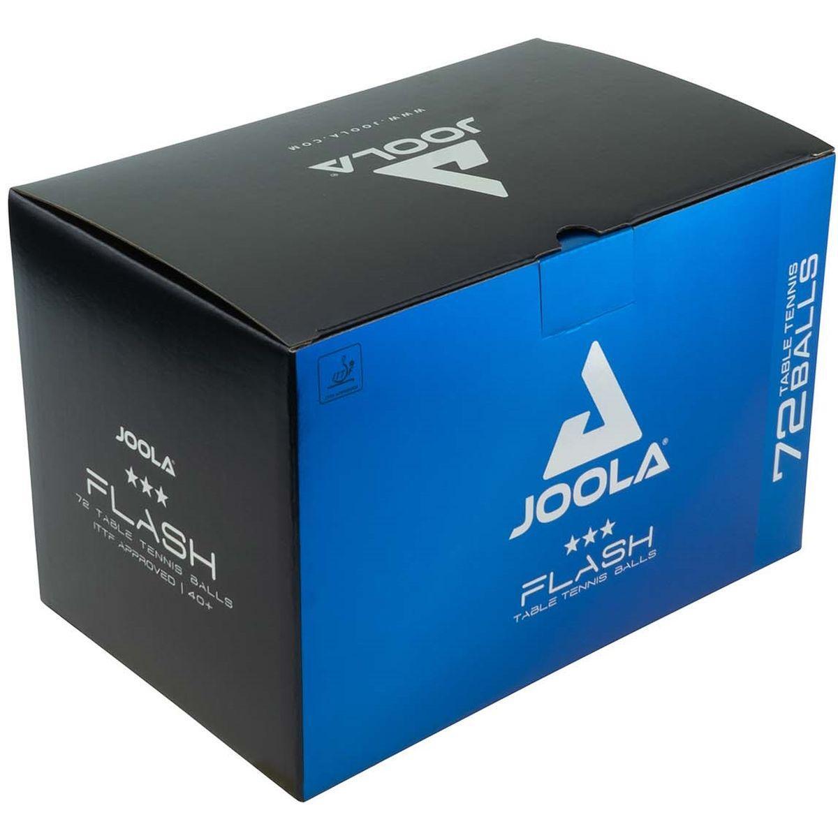 Tafeltennisballen JOOLA FLASH *** 40+ WHITE 72 4/6