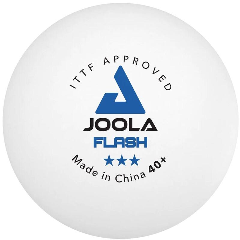 JOOLA Tischtennisbälle Flash 3*** 40+ 72 Stück weiß