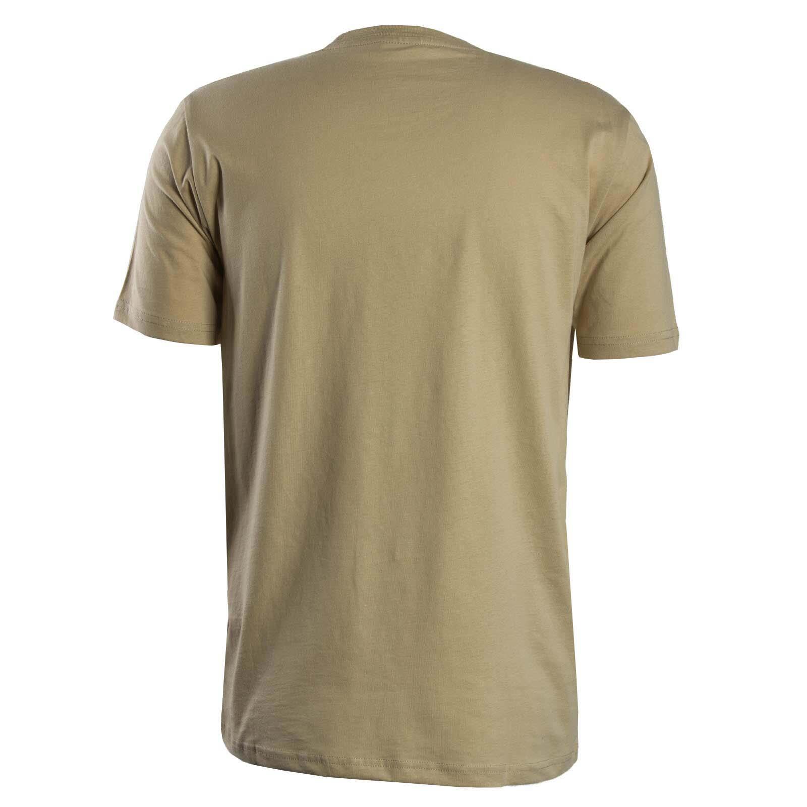 Camiseta de Manga Corta Hombre Champion Crewneck Beige 3/5