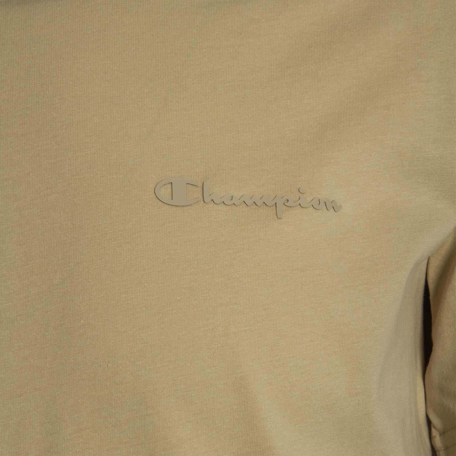 Camiseta de Manga Corta Hombre Champion Crewneck Beige 4/5