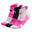 Xtreme – Fitness-Sneakersocken – Unisex – Multi Pink – 39/42 – 3 Paar –