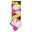 Xtreme - Fitness sneakersokken - Unisex - Multi roze- 35/38 - 3-Paar - Fitness