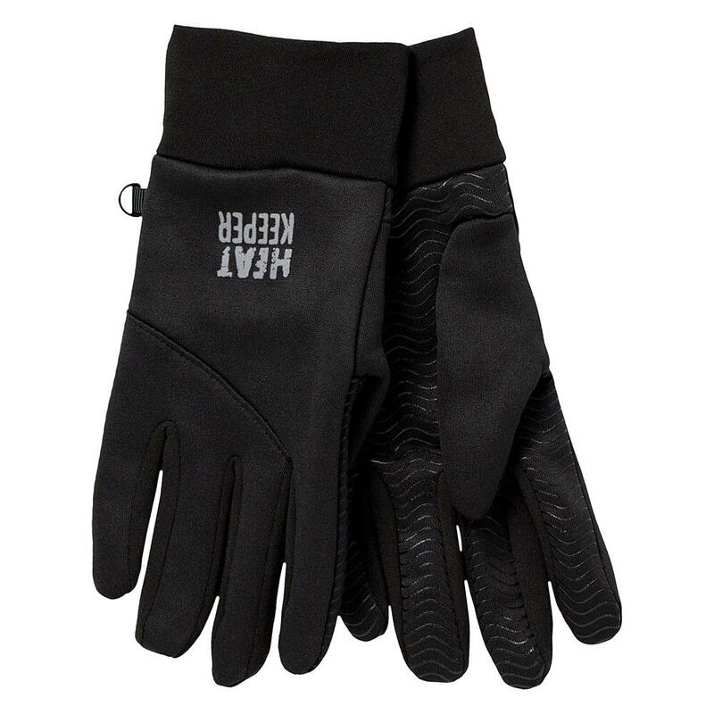 Thermo sporthandschoenen met grip - Zwart - 1-Paar - Handschoenen uniseks