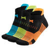 Xtreme - Fitness sneakersokken - Unisex - Multi zwart - 45/47 - 3-Paar - Fitness