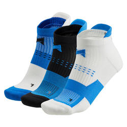 Lot de 3 paires de chaussettes Xtreme Fitness Sneaker multi-bleu