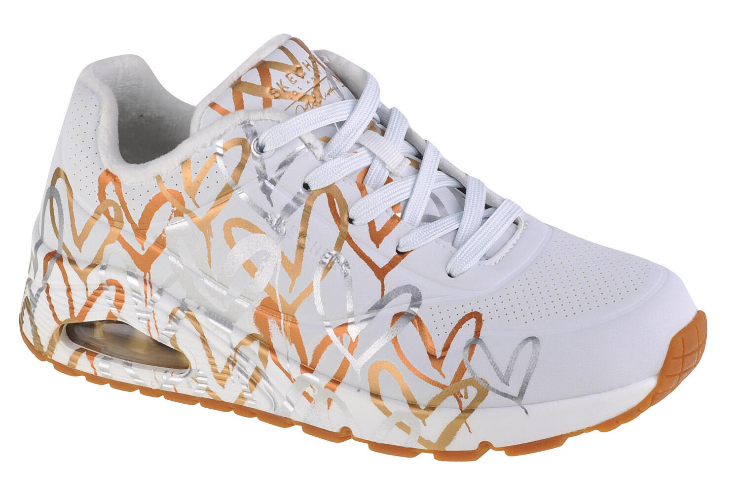 Scarpa universali donna Skechers Uno Metalic Love 1/5