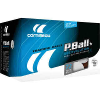 Tischtennisbà¤lle P-BALL ABS EVO* X72 weiàŸ