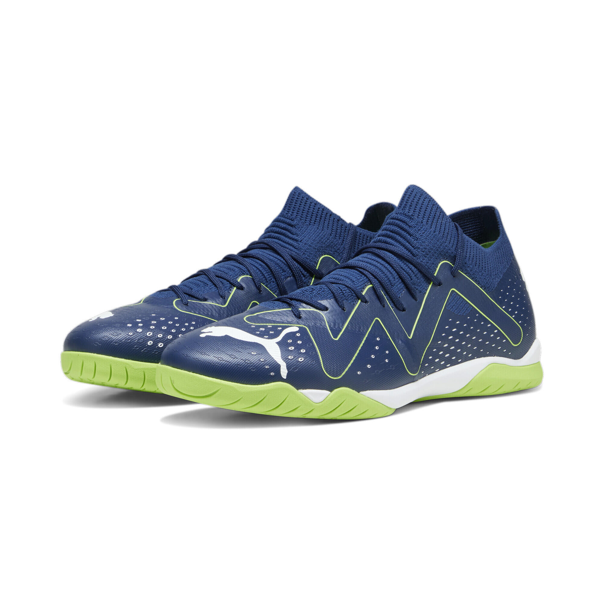 Puma - Chaussures De Futsal Future Match It Puma Persian Blue White Pro Green - Chaussures De Football - Blanc|multicolore|vert - Decathlon