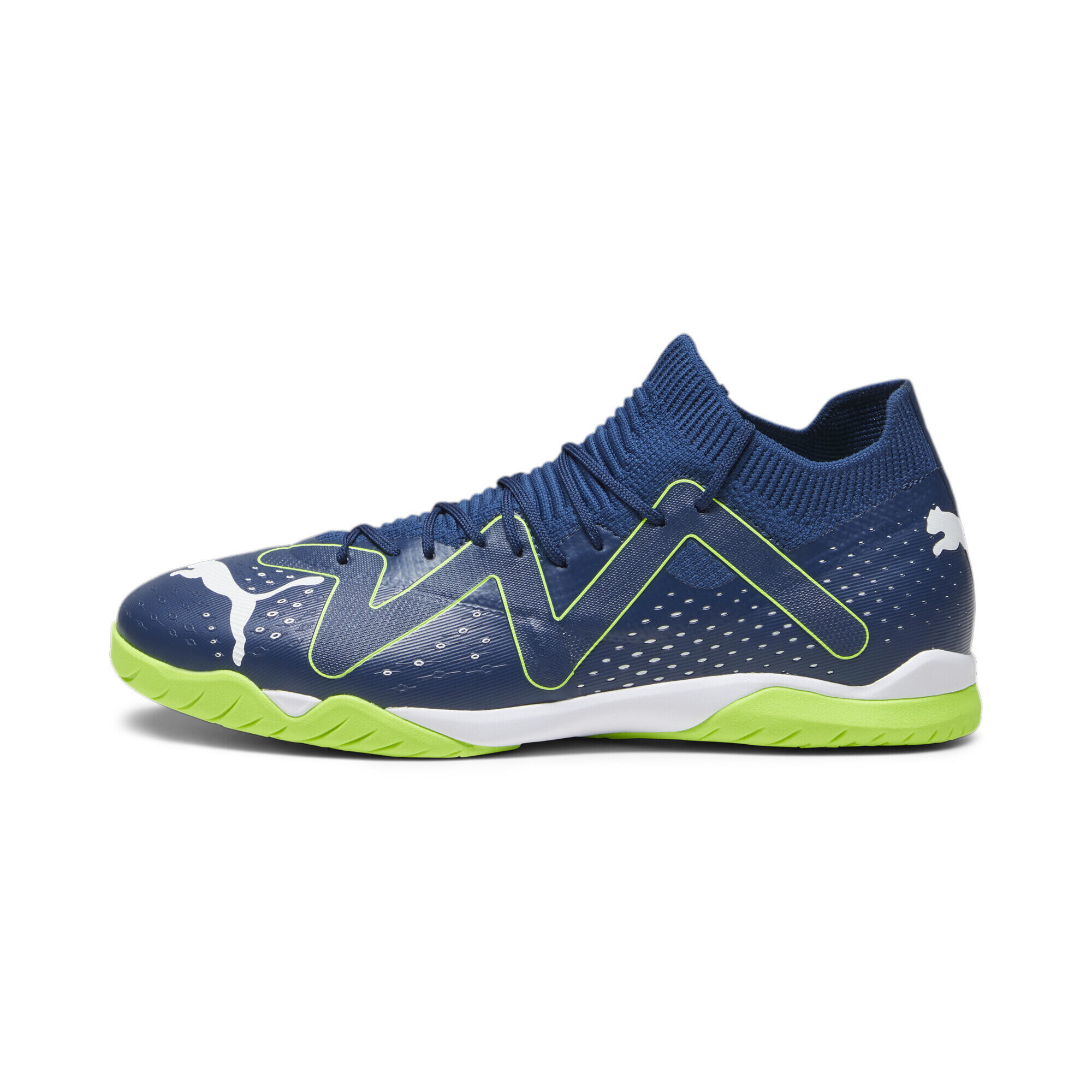 Scarpe da calcio FUTURE MATCH IT da uomo PUMA Persian Blue White Pro Green 5/7