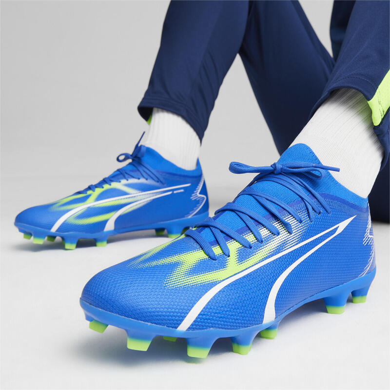 Chaussures de football ULTRA MATCH FG/AG PUMA Ultra Blue White Pro Green